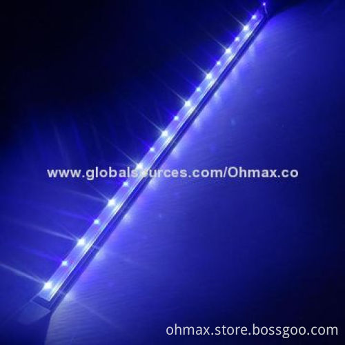 White/Blue LED Aquarium Lighting, 18W, Waterproof IP65 w/ Hanger Sets, for Freshwater/Saltwater Fish